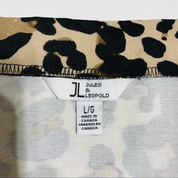 Jules and Leopold leopard print matching top and pencil skirt - Picture 8 of 8